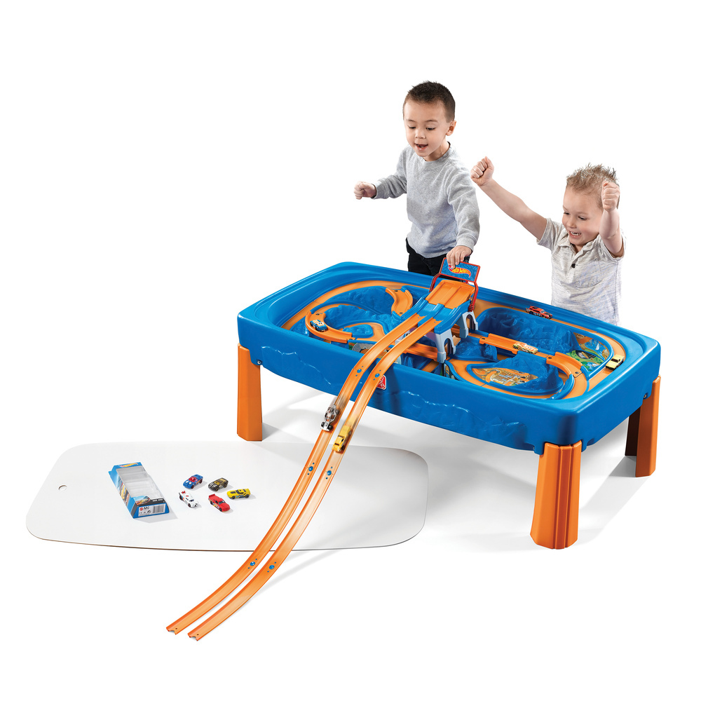 step2 hot wheels car & track play table