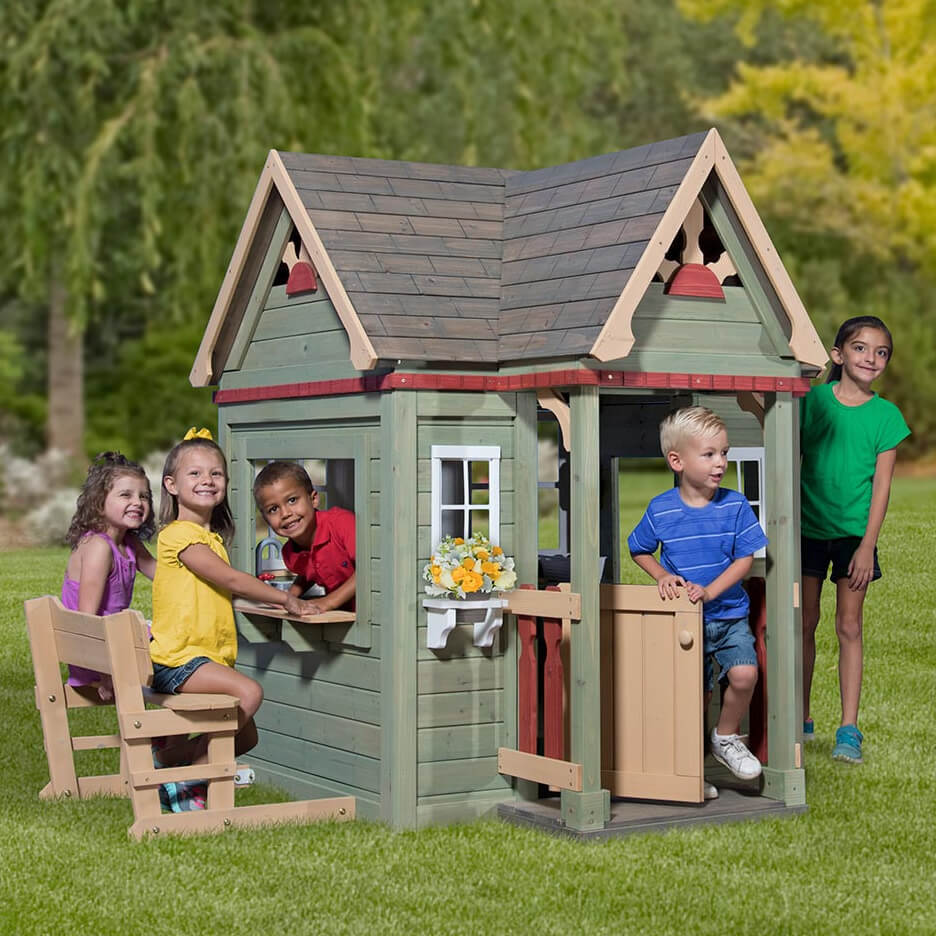 Backyard Discovery Victorian Inn Playhouse Activity Toys Direct Backyard Discovery Victorian Inn Playhouse
