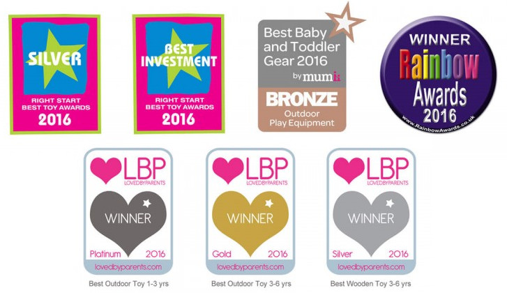 Wooden growing swing awards