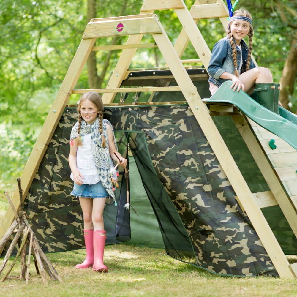 Plum Climbing Pyramid with Slide 