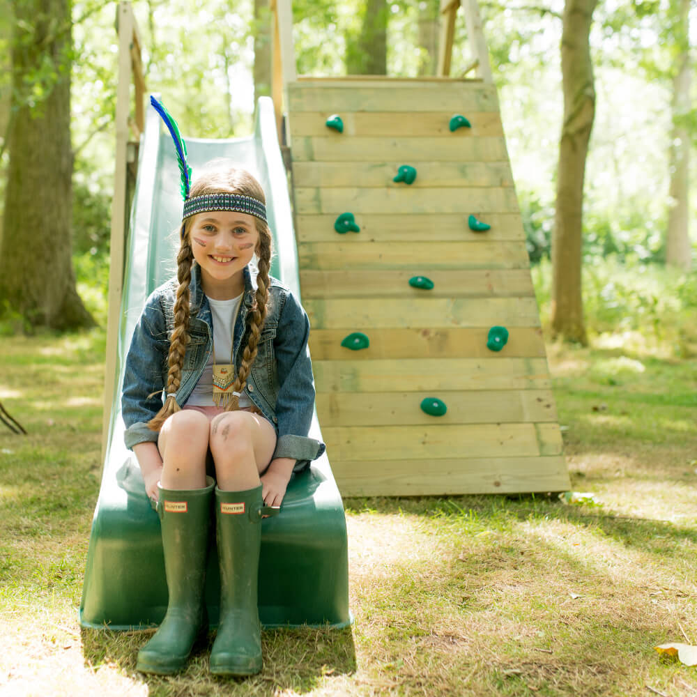 Plum Climbing Pyramid with Slide 