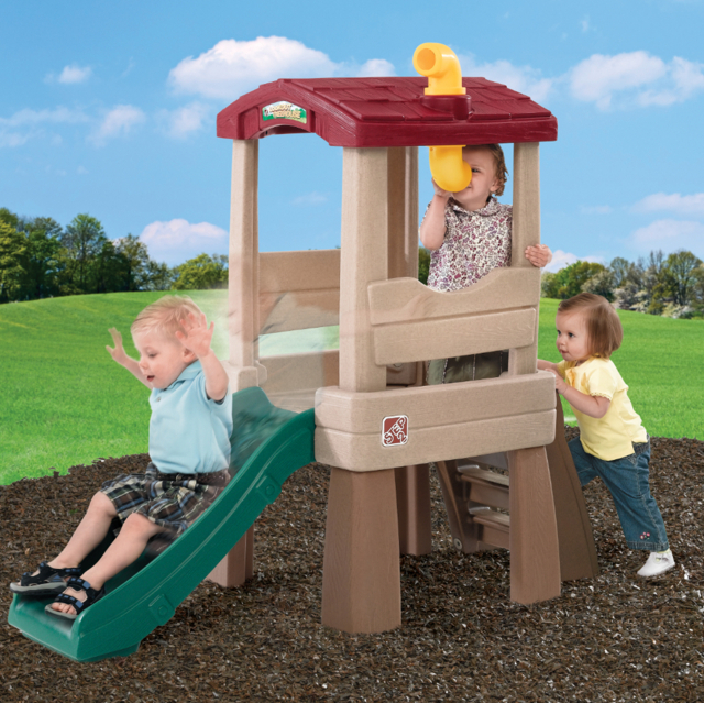 step 2 lookout treehouse climber playset
