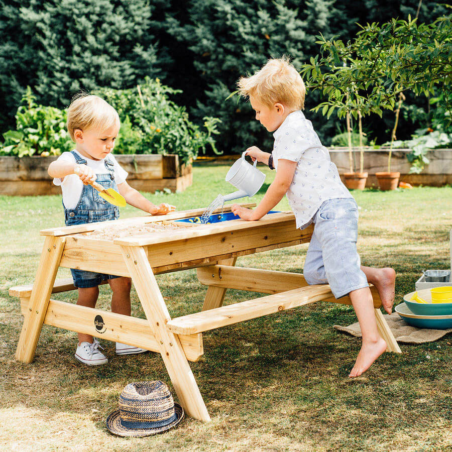 Plum Surfside Sand & Water Wooden Picnic Table