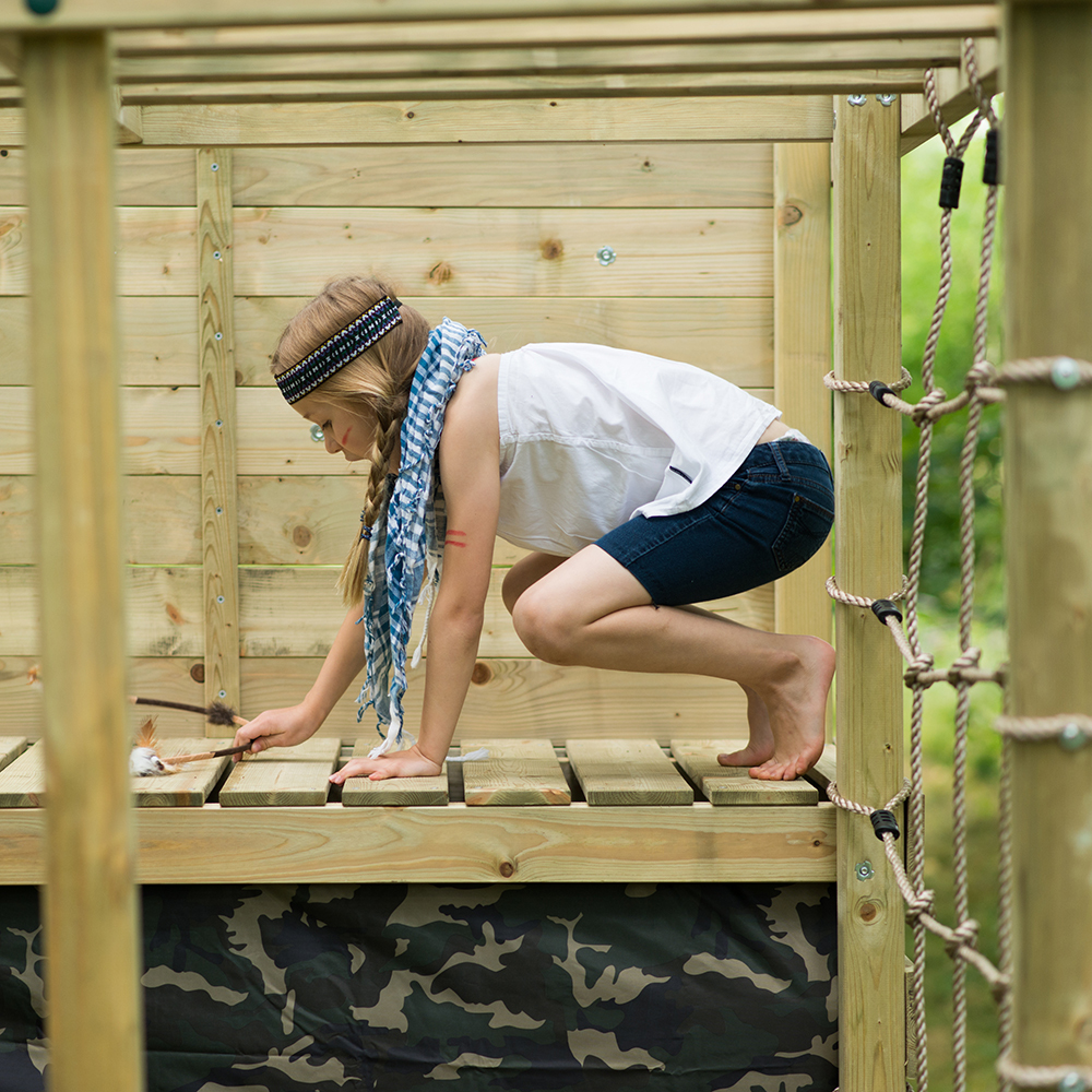 plum climbing frame