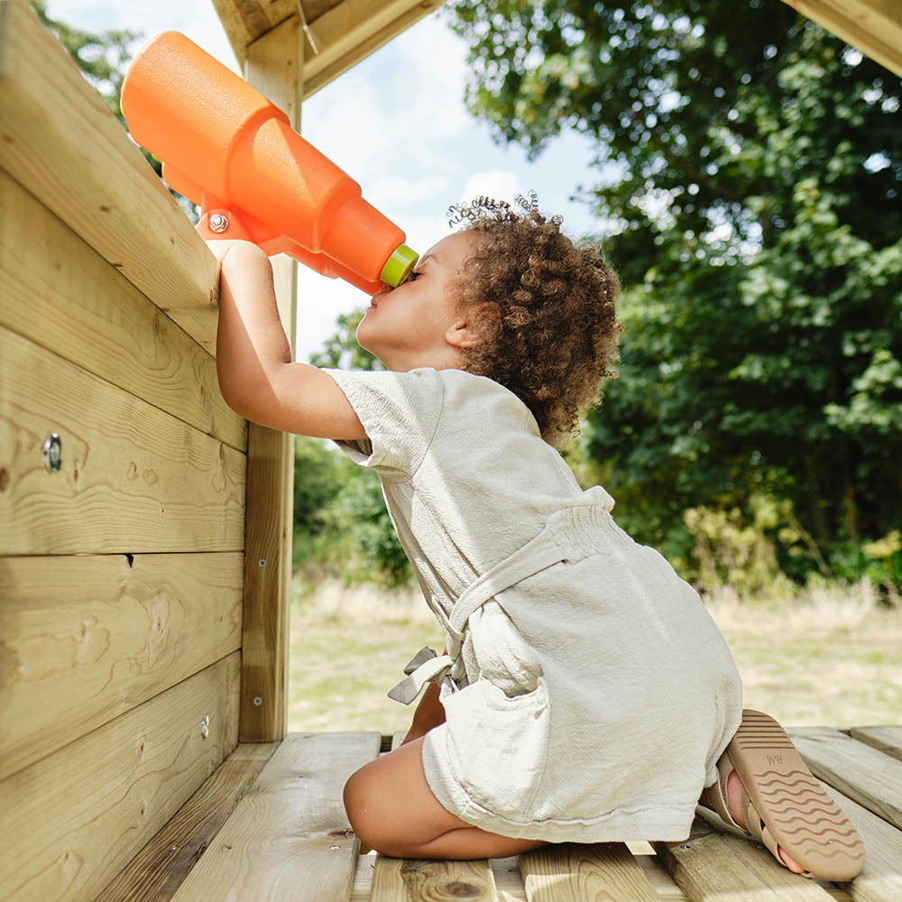 Plum Premium Wooden Lookout Tower with Swings 