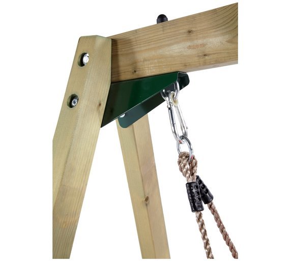 Plum Wooden Single Swing