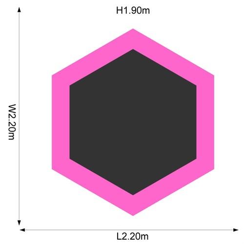 Plum Junior Jumper Trampoline - Pink and Purple - 7ft