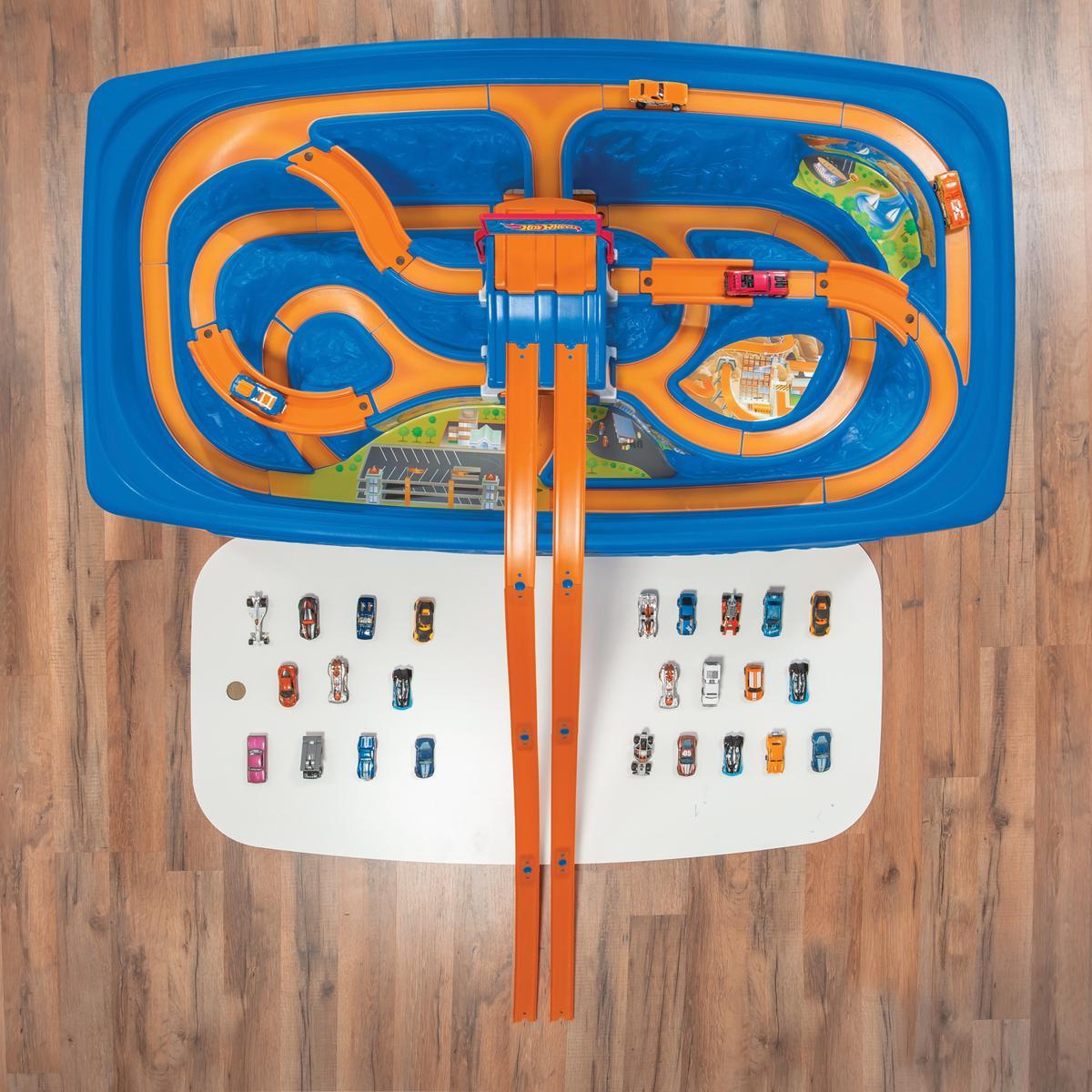 step2 hot wheels car & track play table