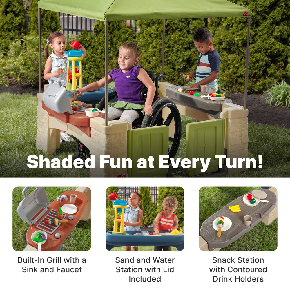 Step2 AllAround Playtime Patio with Canopy UK Step2 874100