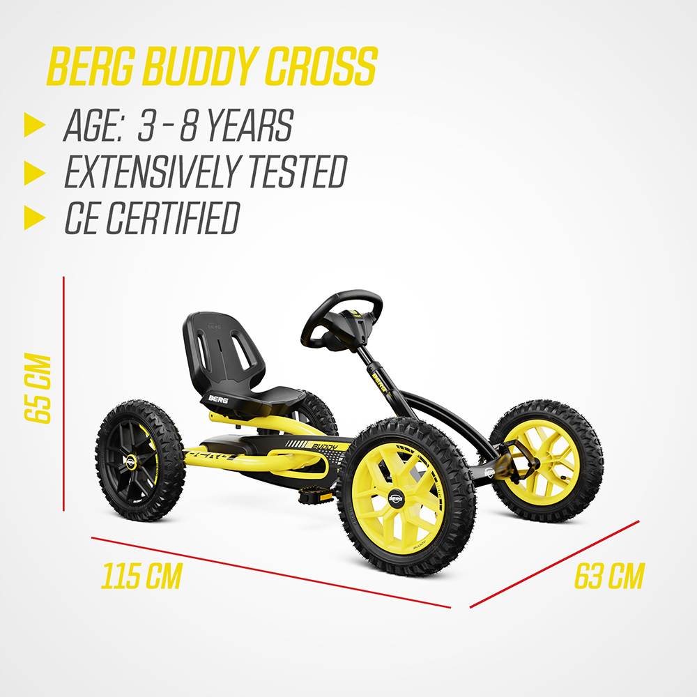 BERG Buddy Cross Go-Kart with BERG Soundbox