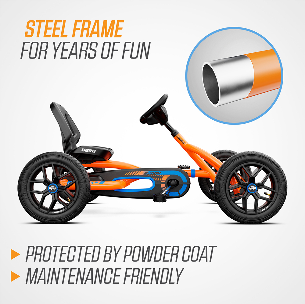 BERG Buddy B-Orange Pedal Go-Kart 