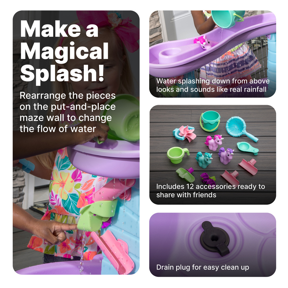 Step2 Rain Showers & Unicorns Water Table