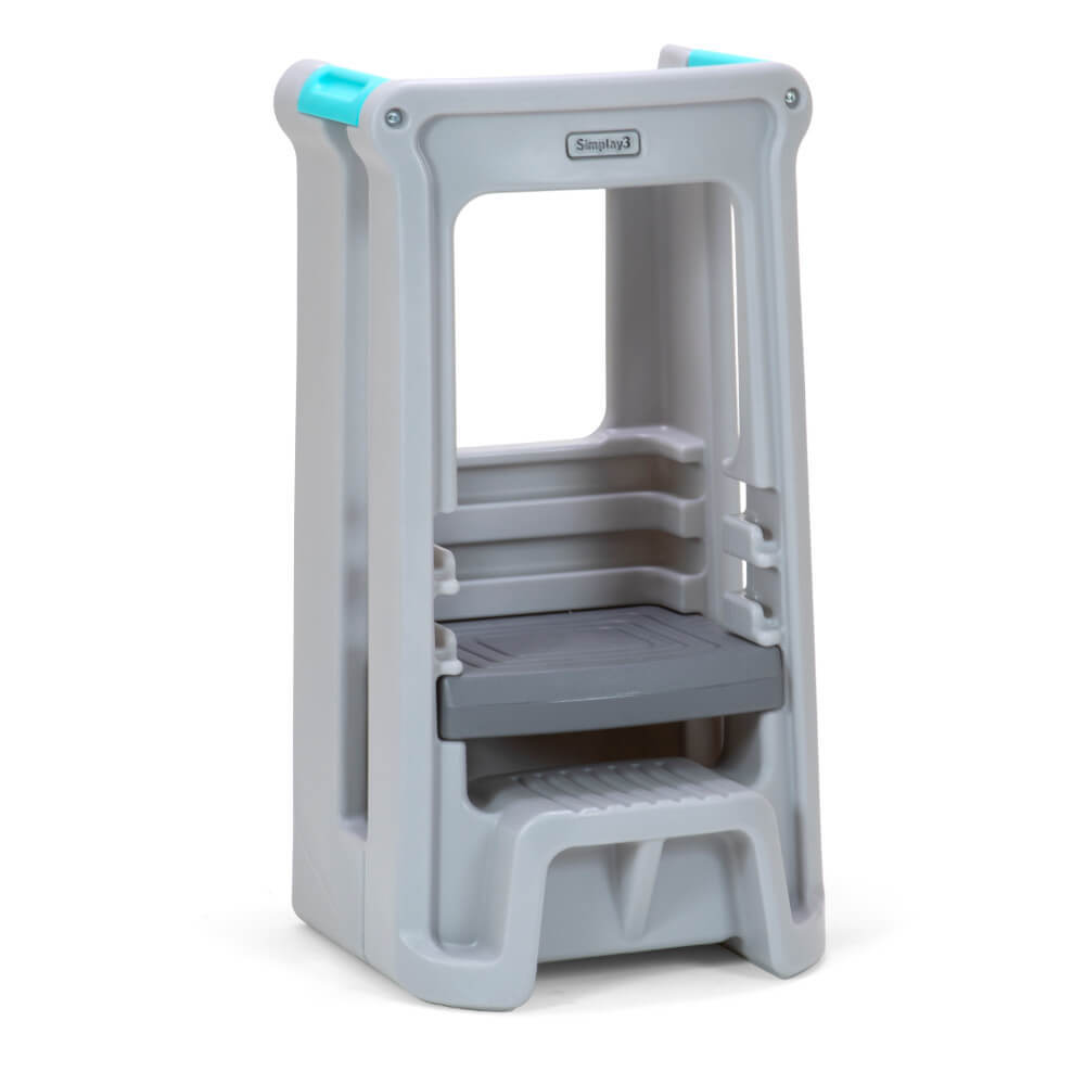 Simplay3 Toddler Tower Adjustable Stool - Grey