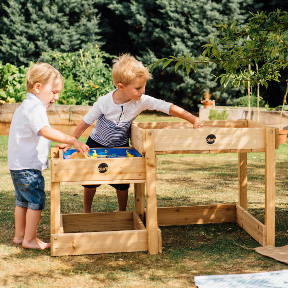 Plum Sandy Bay Wooden Sandpit & Water Table