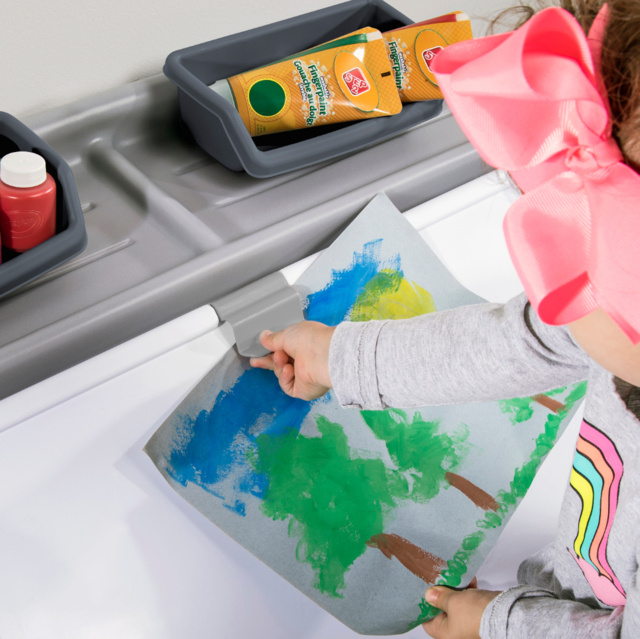 Step2 2-in-1 Toy Box & Art Lid - Grey