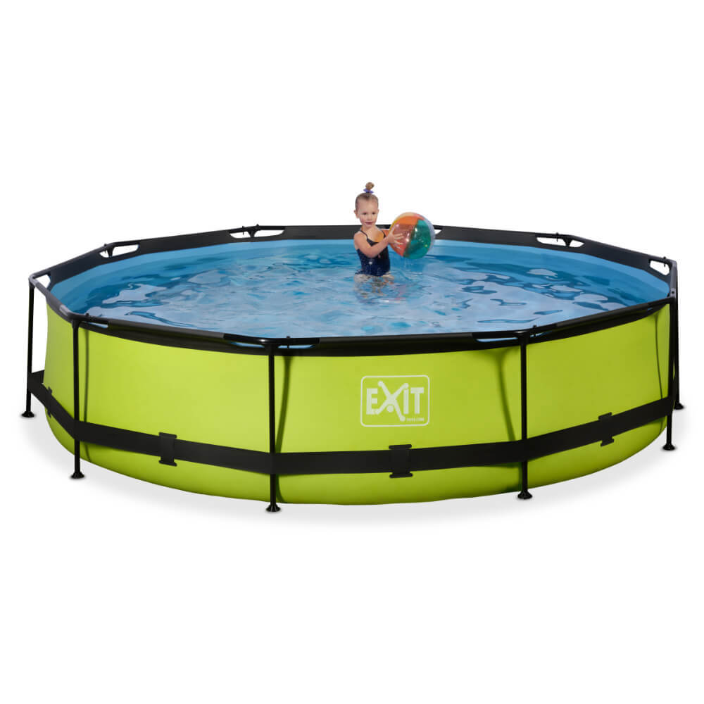 EXIT Toys Frame Pool - Lime - 360 x 76cm