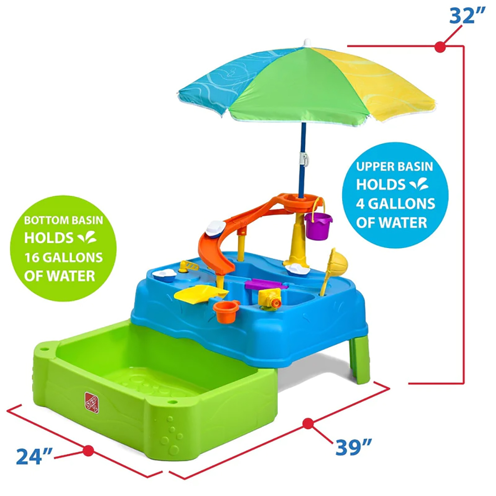 Step2 Waterpark Wonders Two-Tier Water Table 