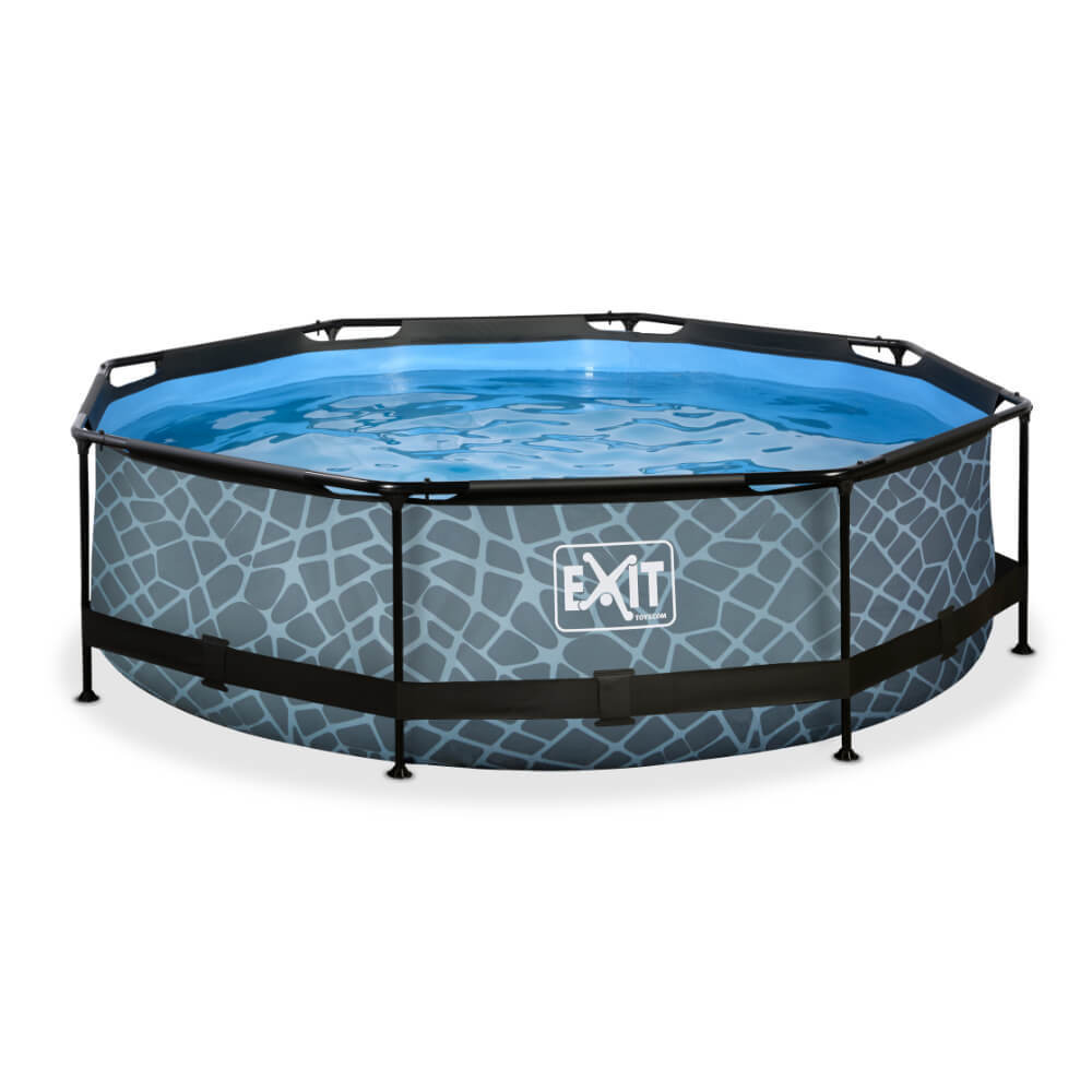 EXIT Toys Frame Pool - Stone- 300 x 76cm