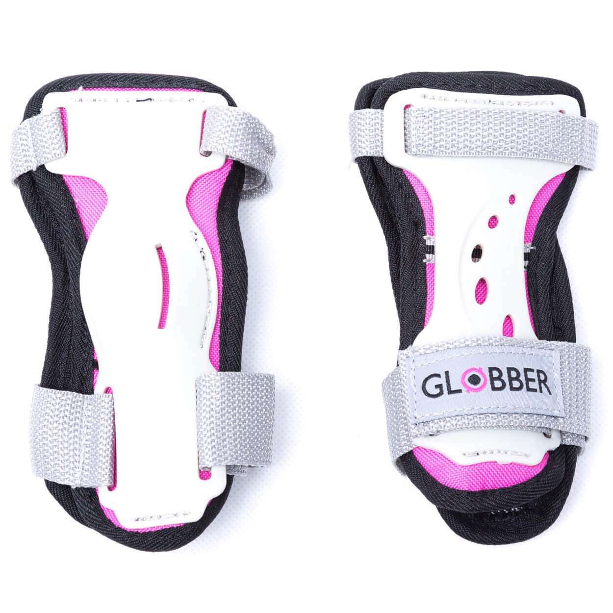 Plum Globber Junior Protective Gear - Pink & White XS