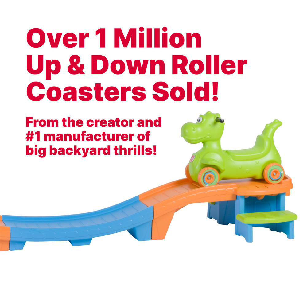 Step2 Dino Dash Up & Down Roller Coaster