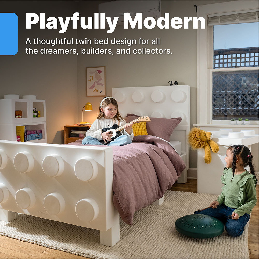 Step2 Contemporary Builders Bed - White
