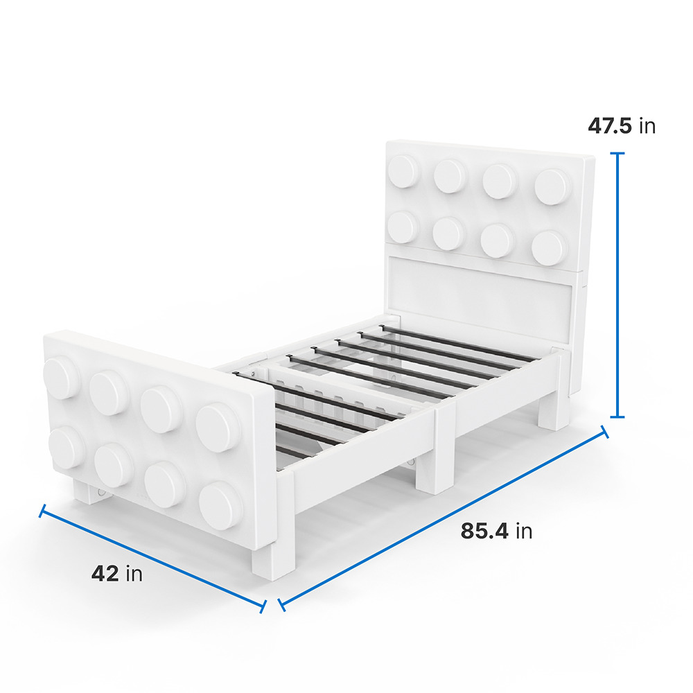 Step2 Contemporary Builders Bed - White