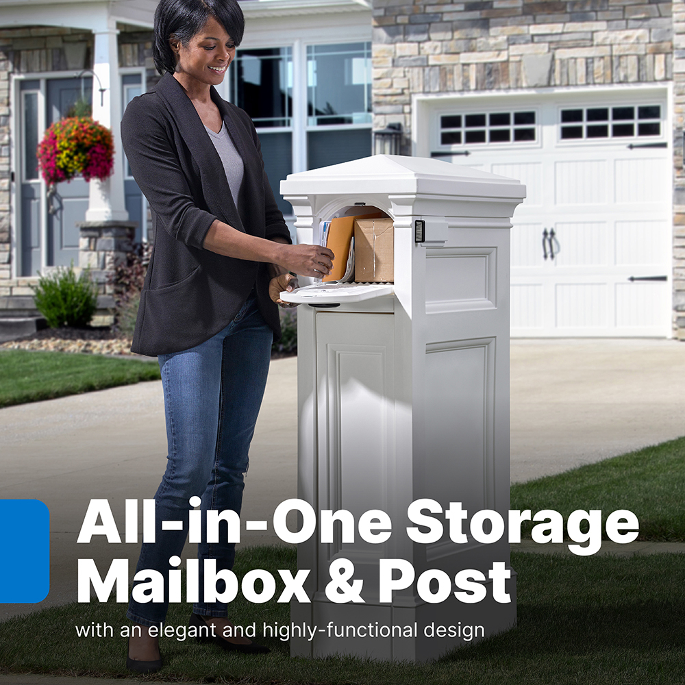 Step2 Atherton Reserve Storage Mailbox - Classic White