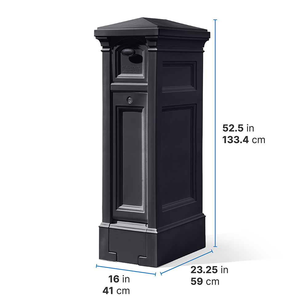 Step2 Atherton Reserve Storage Mailbox - Onyx Black