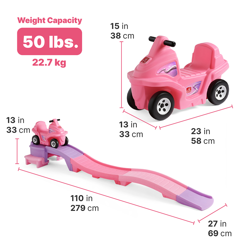 Step2 Bubblegum Blast Roller Coaster