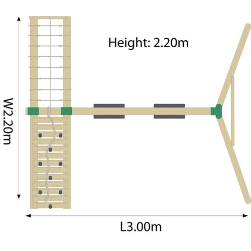 Plum Uakari Swing Set